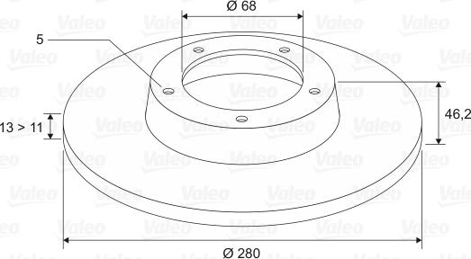 Valeo 186408 - Discofreno autozon.pro