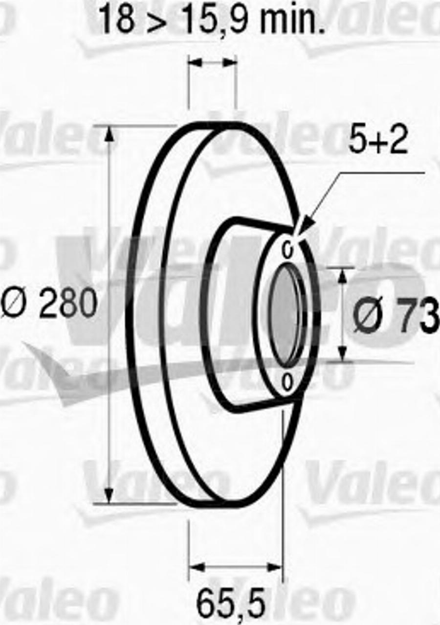 Valeo 186417 - Discofreno autozon.pro