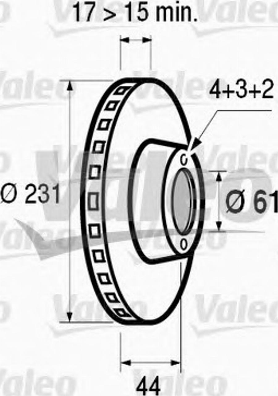 Valeo 186430 - Discofreno autozon.pro