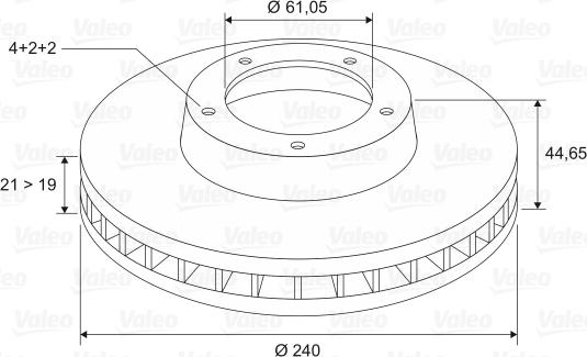 Valeo 186433 - Discofreno autozon.pro