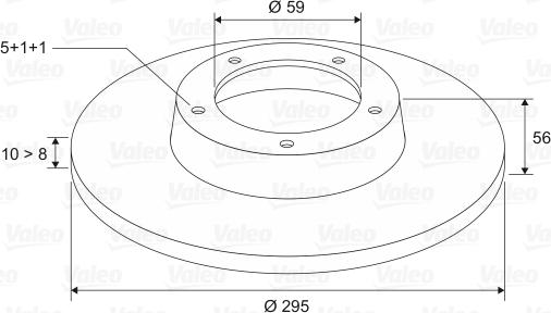 Valeo 186421 - Discofreno autozon.pro