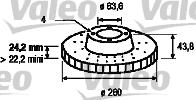 Valeo 186427 - Discofreno autozon.pro