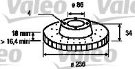 Valeo 186476 - Discofreno autozon.pro