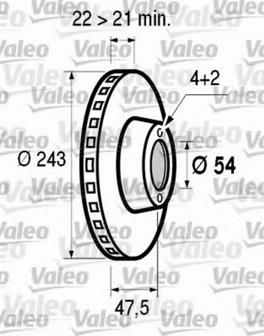 Valeo 186506 - Discofreno autozon.pro