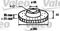 Valeo 186500 - Discofreno autozon.pro