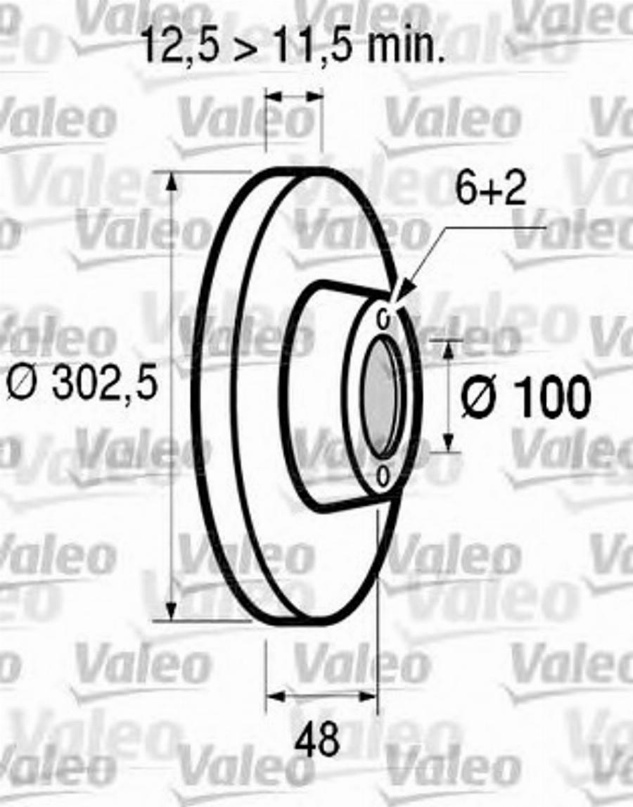 Valeo 186507 - Discofreno autozon.pro