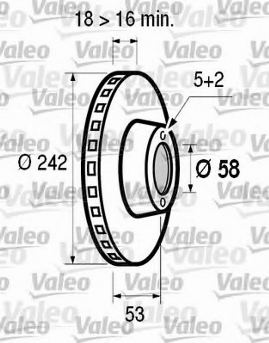 Valeo 186531 - Discofreno autozon.pro