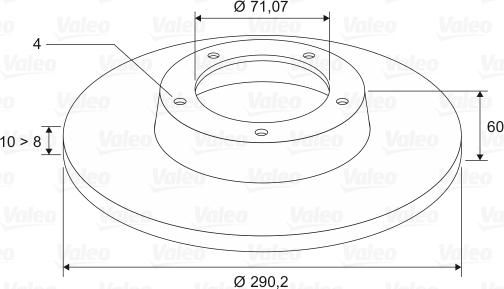 Valeo 186579 - Discofreno autozon.pro