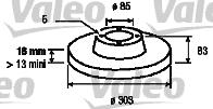 Valeo 186692 - Discofreno autozon.pro