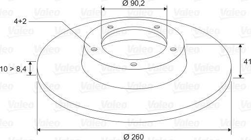 Valeo 186647 - Discofreno autozon.pro