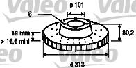 Valeo 186685 - Discofreno autozon.pro