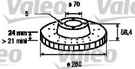 Valeo 186625 - Discofreno autozon.pro