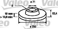 Valeo 186621 - Discofreno autozon.pro