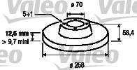 Valeo 186192 - Discofreno autozon.pro