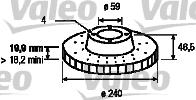 Valeo 186156 - Discofreno autozon.pro