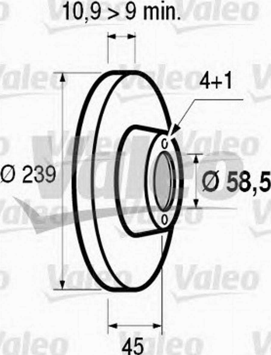 Valeo 186100 - Discofreno autozon.pro