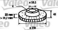 Valeo 186102 - Discofreno autozon.pro