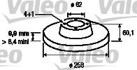 Valeo 186117 - Discofreno autozon.pro