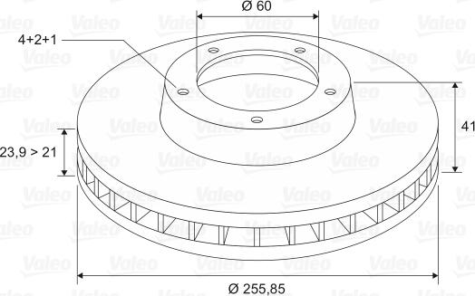 Valeo 186189 - Discofreno autozon.pro