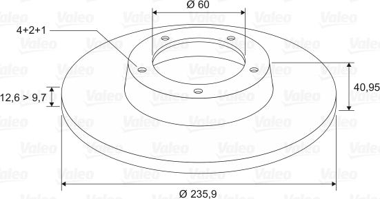 Valeo 186187 - Discofreno autozon.pro