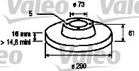 Valeo 186136 - Discofreno autozon.pro