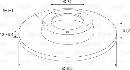 Valeo 186125 - Discofreno autozon.pro