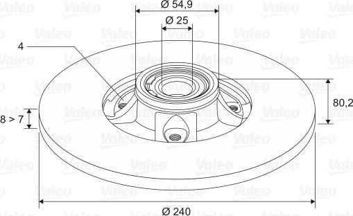 Valeo 186897 - Discofreno autozon.pro