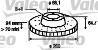 Valeo 186315 - Discofreno autozon.pro