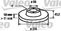 Valeo 186299 - Discofreno autozon.pro