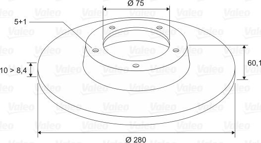 Valeo 186295 - Discofreno autozon.pro