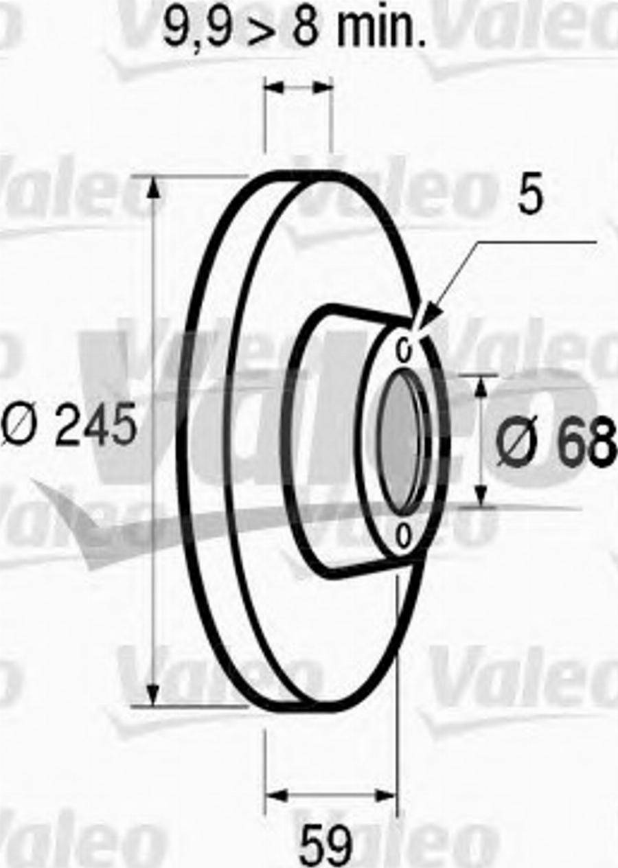 Valeo 186293 - Discofreno autozon.pro