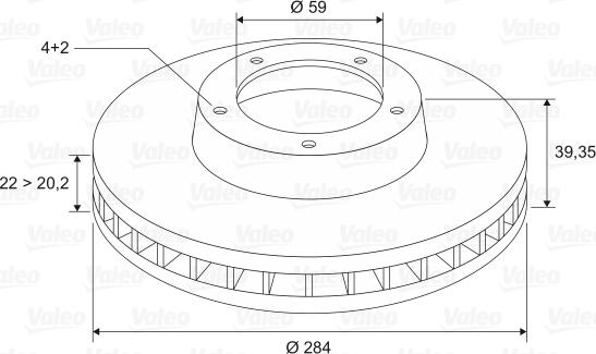 Valeo 186297 - Discofreno autozon.pro