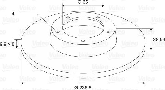 Valeo 186249 - Discofreno autozon.pro