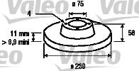 Valeo 186240 - Discofreno autozon.pro