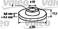 Valeo 186256 - Discofreno autozon.pro