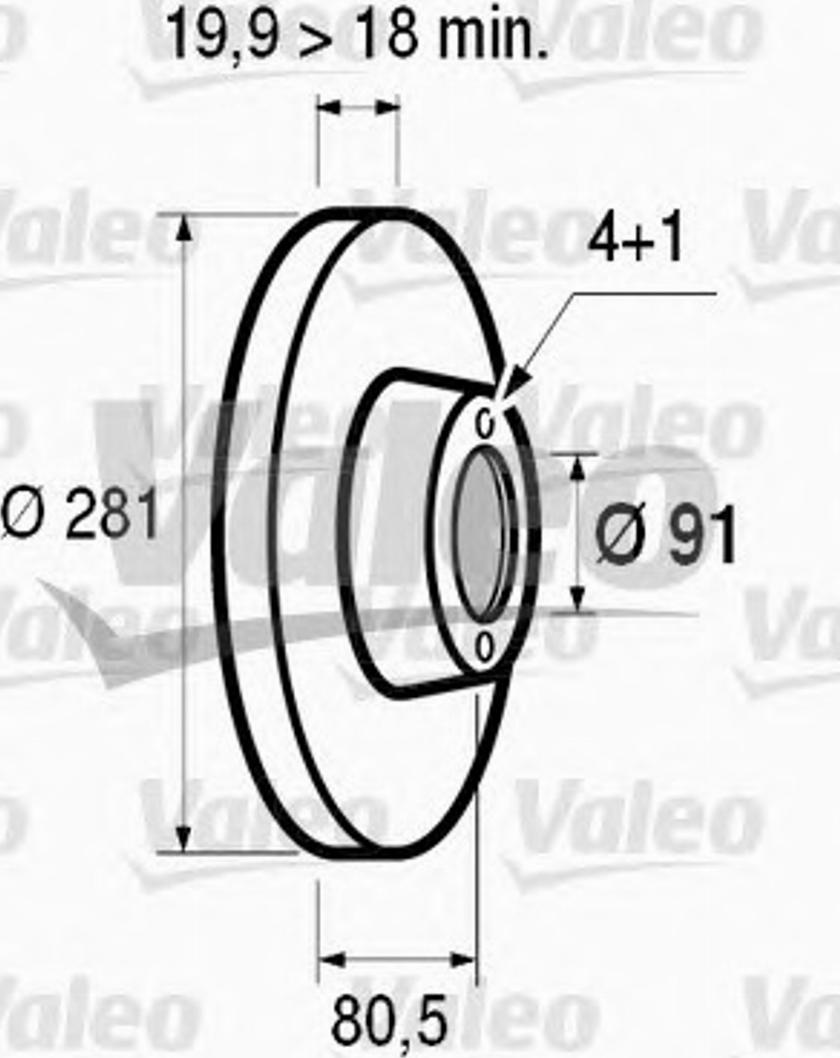 Valeo 186250 - Discofreno autozon.pro