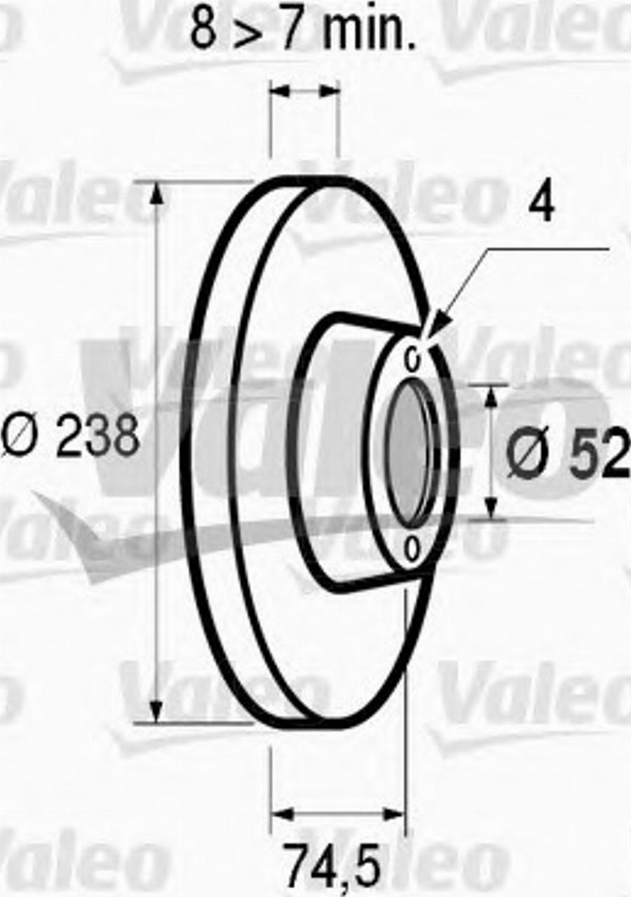 Valeo 186 309 - Discofreno autozon.pro