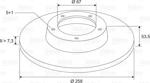 Valeo 186281 - Discofreno autozon.pro