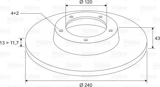 Valeo 186236 - Discofreno autozon.pro