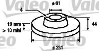 Valeo 186232 - Discofreno autozon.pro