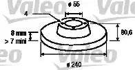 Valeo 186796 - Discofreno autozon.pro