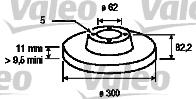 Valeo 186761 - Discofreno autozon.pro