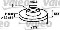 Valeo 186718 - Discofreno autozon.pro