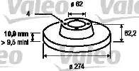 Valeo 186720 - Discofreno autozon.pro