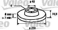 Valeo 186775 - Discofreno autozon.pro