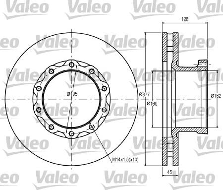 Valeo 187049 - Discofreno autozon.pro