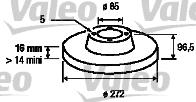 Valeo 187045 - Discofreno autozon.pro