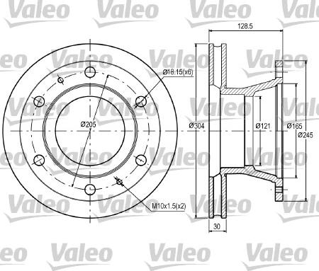 Valeo 187059 - Discofreno autozon.pro