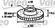 Valeo 187058 - Discofreno autozon.pro