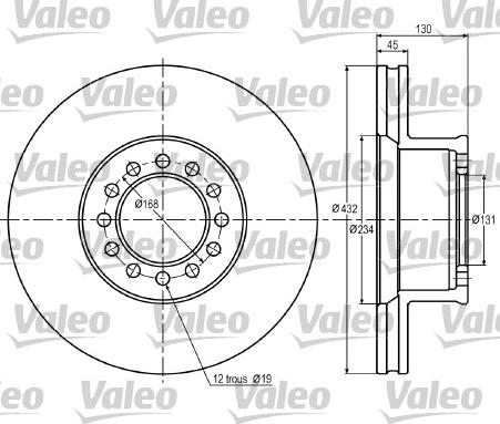 Valeo 187052 - Discofreno autozon.pro